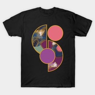 Bright vibrant modern earth tones colors unique original contemporary art 374 Abstract T-Shirt